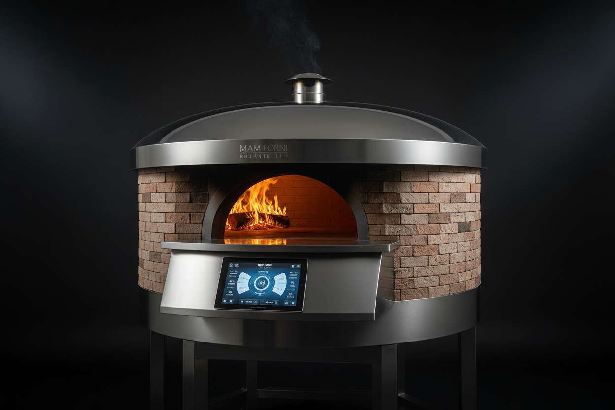 MAM Forni Rotante 125 Professional Rotating Pizza Oven handcrafted in Modena Italy